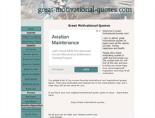 Tablet Screenshot of great-motivational-quotes.com